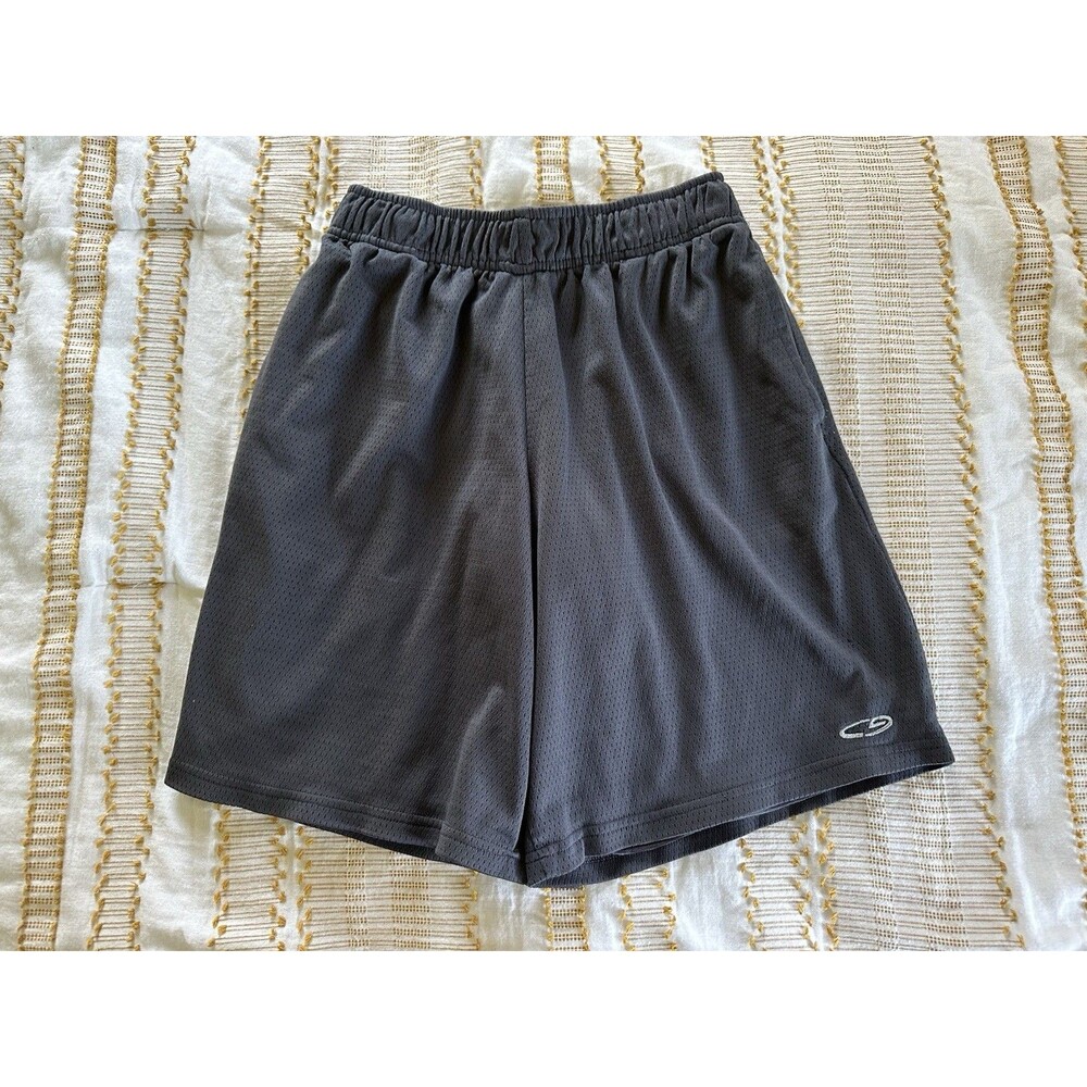 Champion Boy’s Gray Mesh Athletic Shorts Size Large 12-14